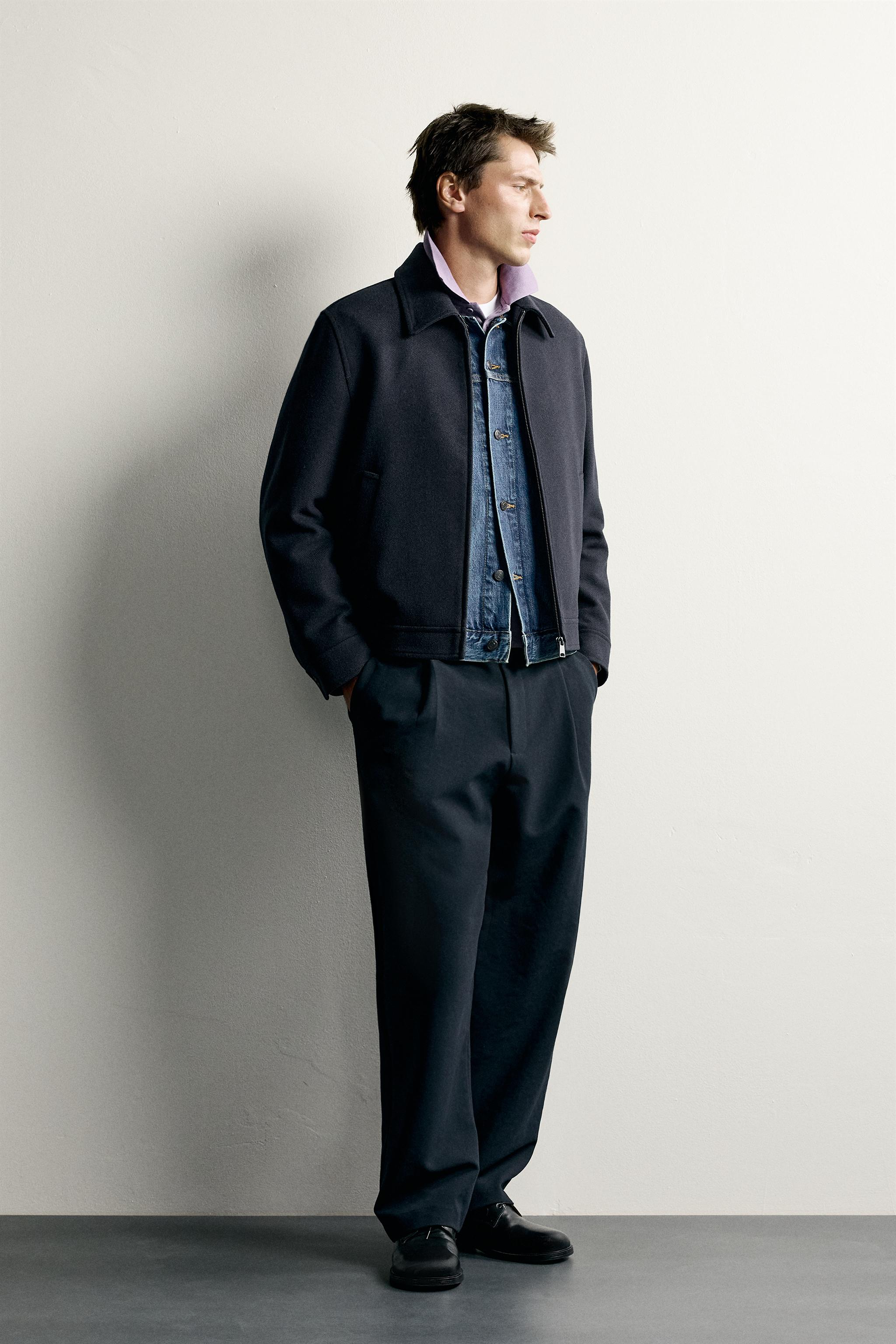 BLOUSON STRUCTURED REGULAR FIT